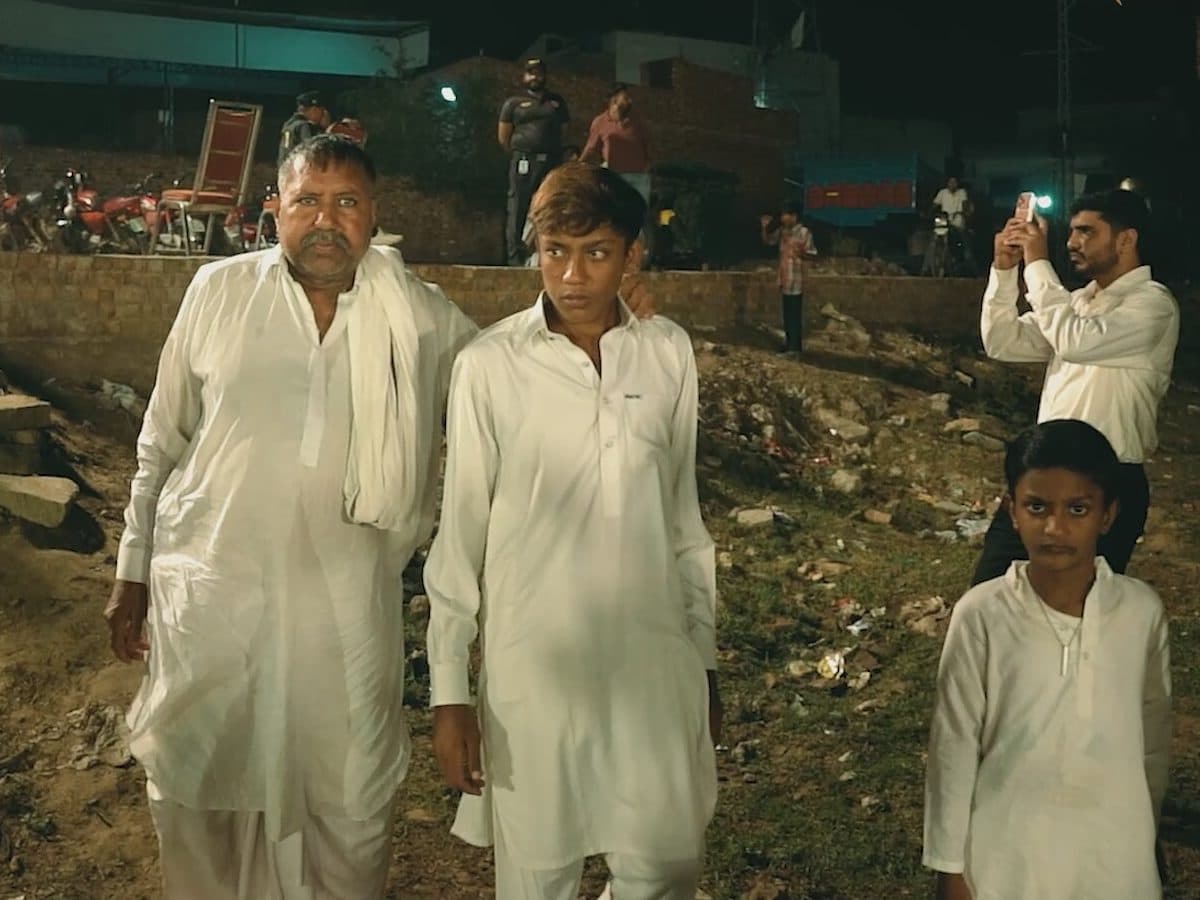 Church members on an outreach visit